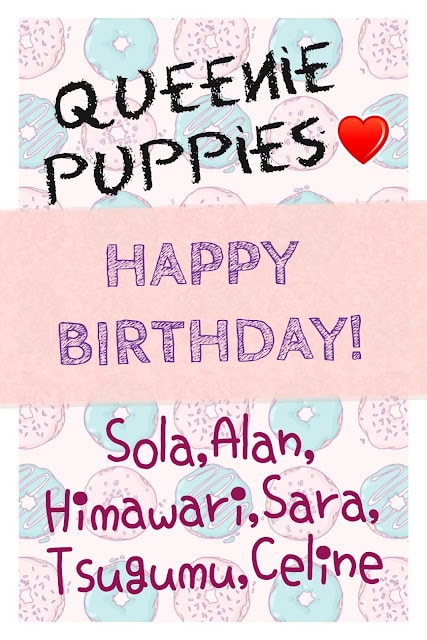 クイーンエイプリルズの誕生日を祝うかわいいペットの画像.